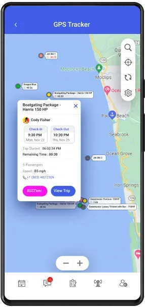 Docklyne Mobile App - GPS